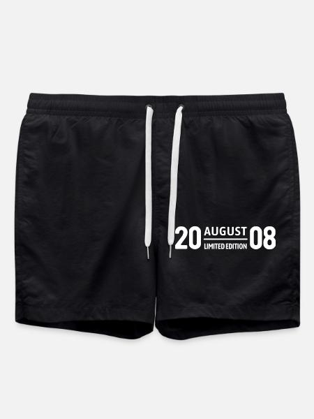 Limited Edition August 2008 Birthday Gift - Swim Trunks - black