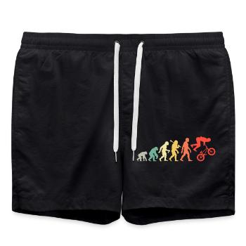 BMX Rider - évolution amusante du BMX pour les cyclistes - Short de bain - noir - Devant - AI Model Male 185 light (185cm)