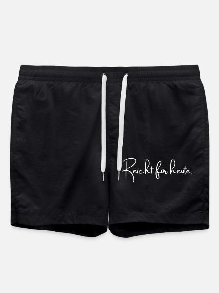 Heimatliebe Nord - Badeshorts - Schwarz