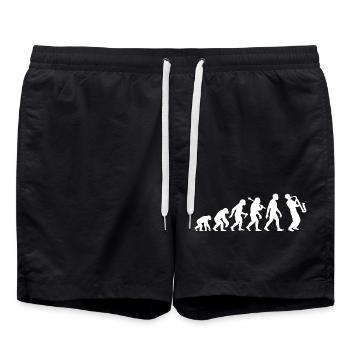 Saxophonist Evolution - Saxophone Jazz Musicians - Swim Trunks - black - Front - AI Model Male 185 light (185cm)