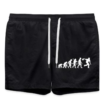 Bowling Evolution Skittles for Bowling Club - Swim Trunks - black - Front - AI Model Male 185 light (185cm)