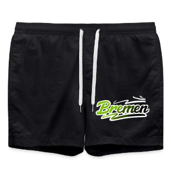 Bremen - Badeshorts - Schwarz - Vorne - AI Model Male 185 light (185cm)