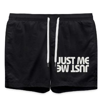 Nur ich - Badeshorts - Schwarz - Vorne - AI Model Male 185 light (185cm)