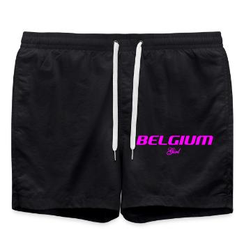BELGIQUE FILLE Belge - Short de bain - noir - Devant - AI Model Male 185 light (185cm)