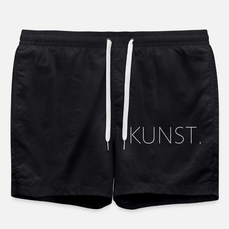 Kunst. - Badeshorts - Schwarz