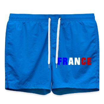 France Flag Design - Swim Trunks - cobalt blue - Front