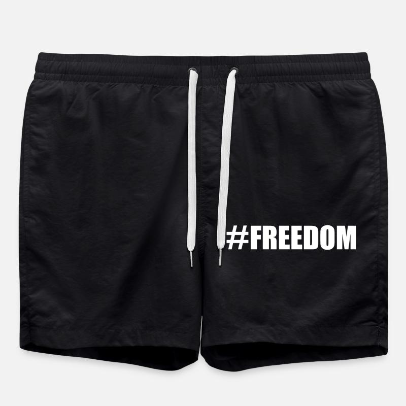 Freedom - Short de bain - noir