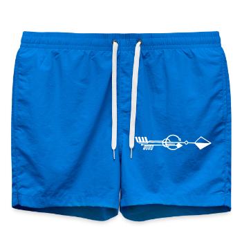 Seltsamer weißer Pfeil - Badeshorts - Cobalt blue - Vorne