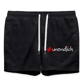infini - Short de bain - noir - Devant - AI Model Male 185 light (185cm)
