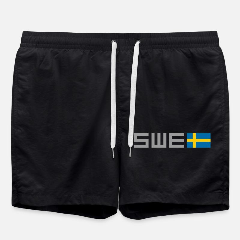 Suède - Short de bain - noir