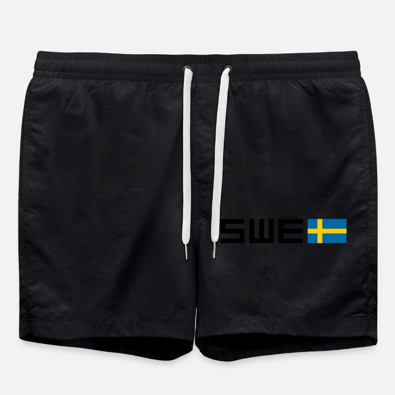 Suède - Short de bain - noir