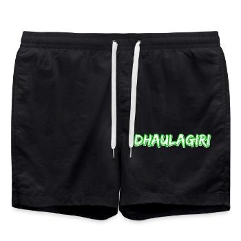 Dhaulagiri - Swim Trunks - black - Front - AI Model Male 185 light (185cm)