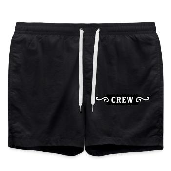 Ornement d’équipage - Short de bain - noir - Devant - AI Model Male 185 light (185cm)