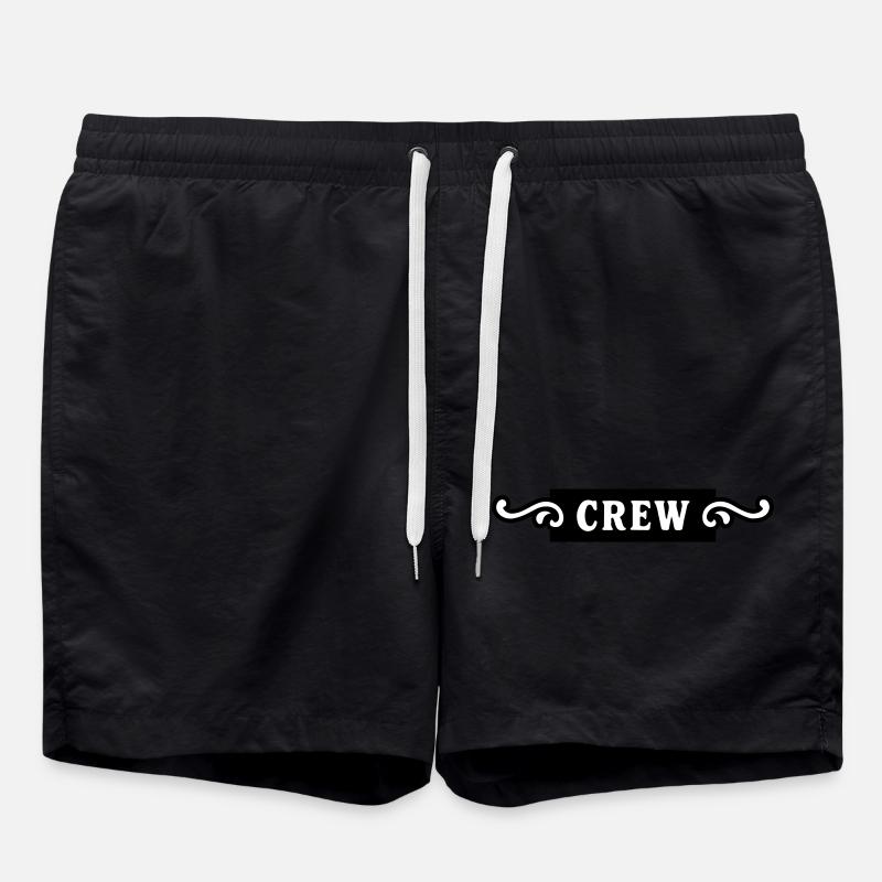 Crew Ornament - Badeshorts - Schwarz