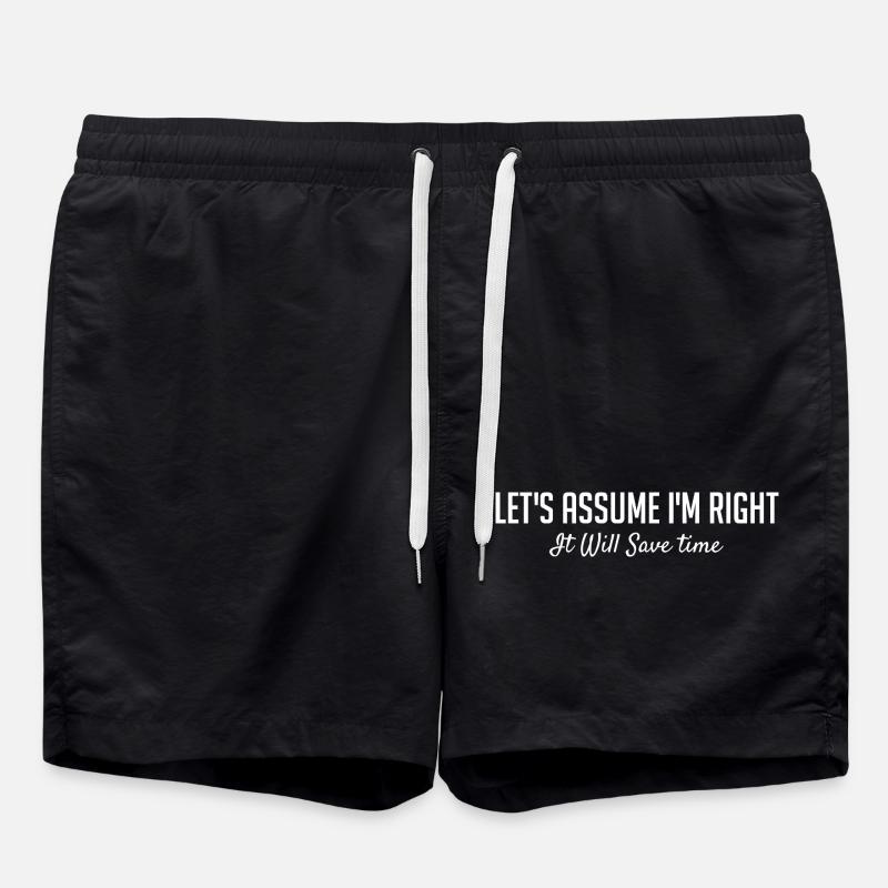 Supposons que j’aie raison. - Short de bain - noir