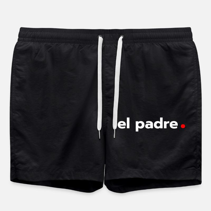 el padre - Swim Trunks - black