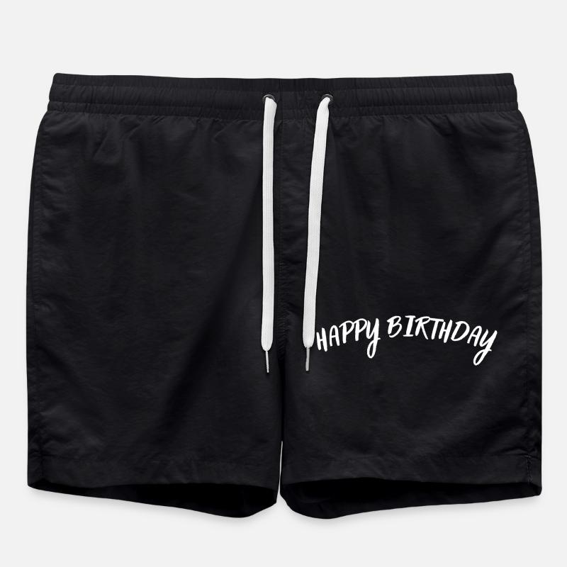 Bon anniversaire - Short de bain - noir