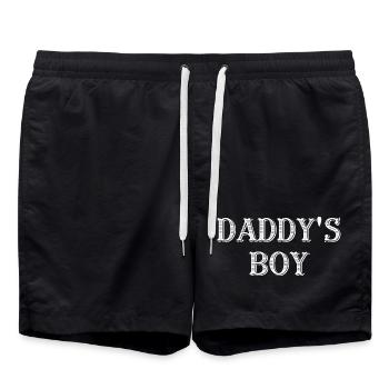 Le garçon de papa - Short de bain - noir - Devant - AI Model Male 185 light (185cm)