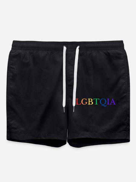 LGBTQIA+ - Swim Trunks - black