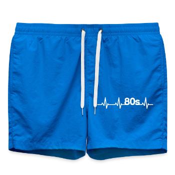 80er Herzschlag - Badeshorts - Cobalt blue - Vorne