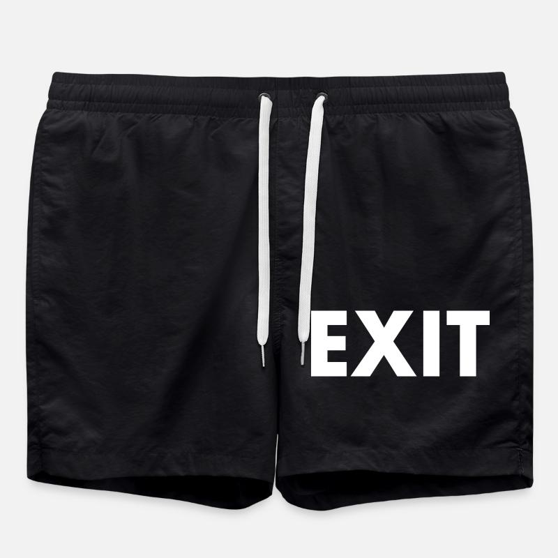 Exit - Swim Trunks - black