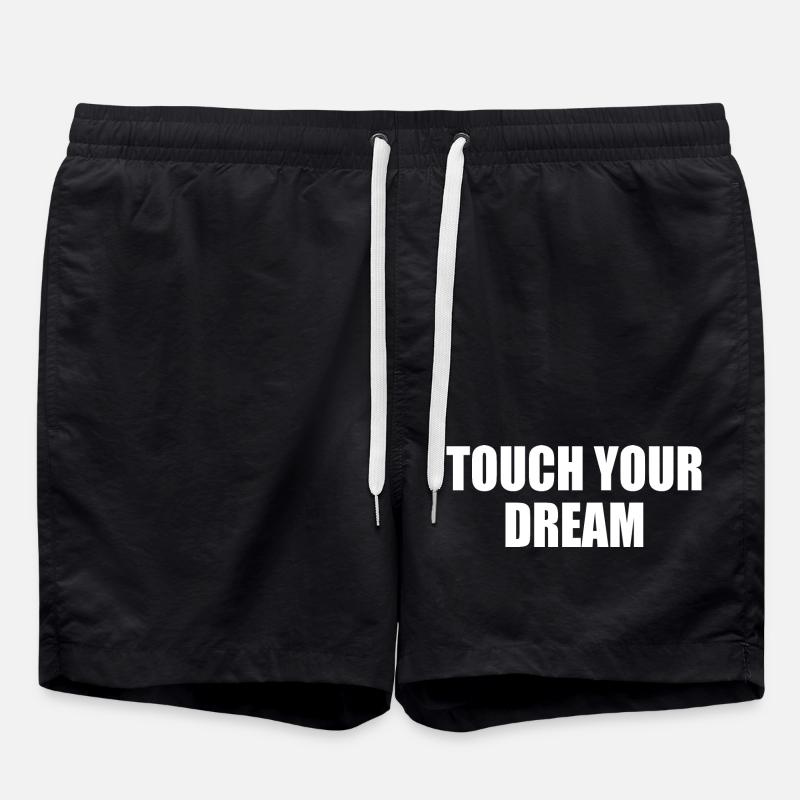 touch your dream - Swim Trunks - black