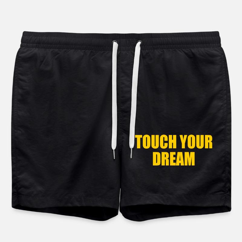 touch your dream - Swim Trunks - black