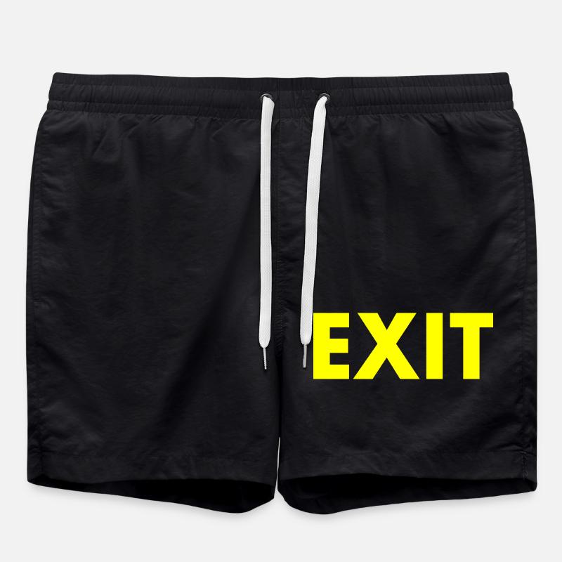 Exit - Swim Trunks - black