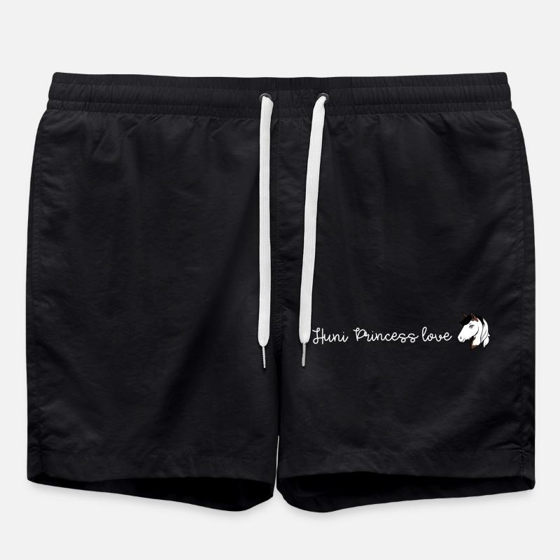 huni cannelle - Short de bain - noir