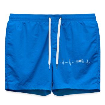 Herzlinie Ost-Moped - Zweitakt Nostalgie  - Badeshorts - Cobalt blue - Vorne