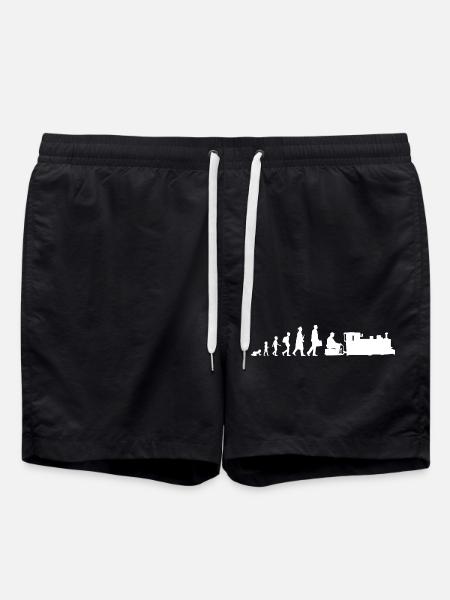 Eisenbahnfreund Development - Swim Trunks - black
