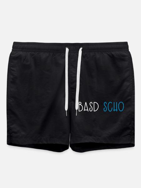 Basd Scho Bavaria Dialect Bavarian - Swim Trunks - black