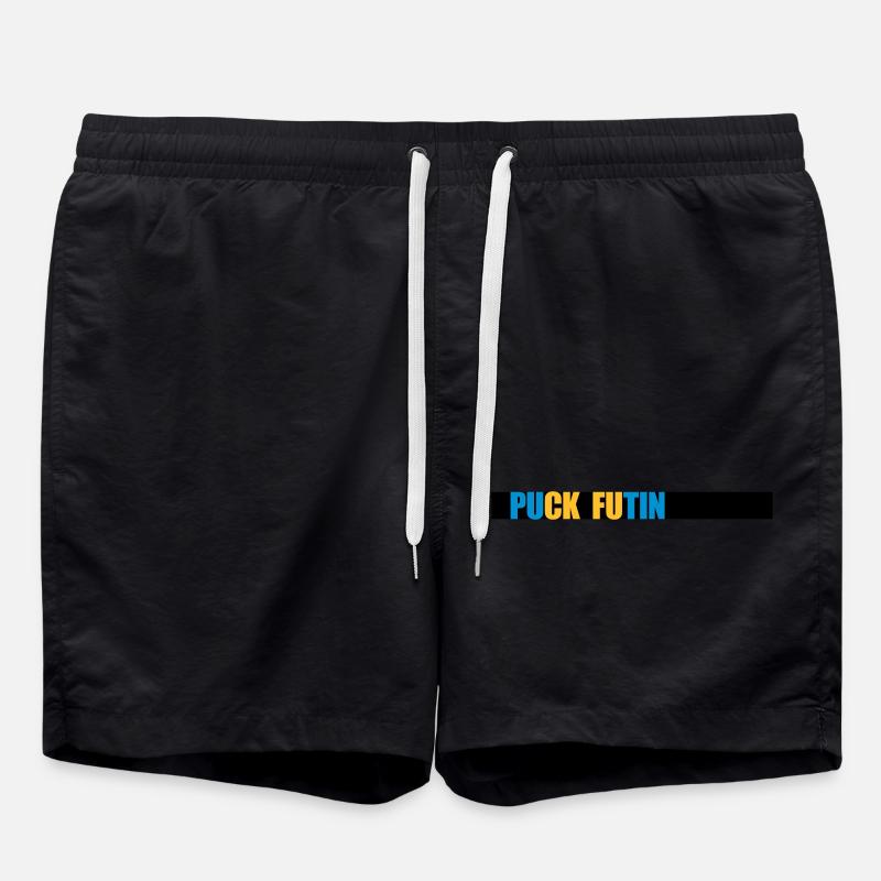 Conception du logo Puck Futin - Short de bain - noir