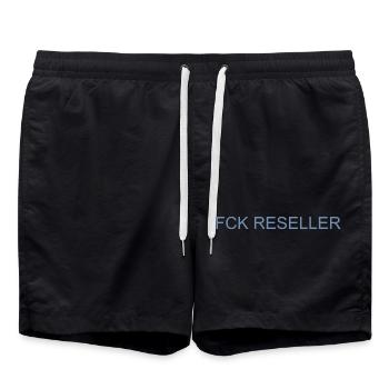 FCK Reseller - Badeshorts - Schwarz - Vorne - AI Model Male 185 light (185cm)