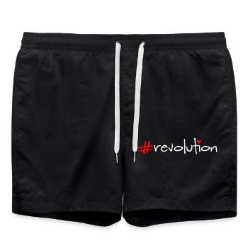 revolution - Badeshorts - Schwarz - Vorne - AI Model Male 185 light (185cm)