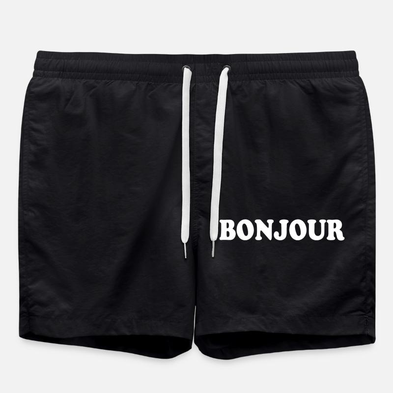 Bonjour - Swim Trunks - black