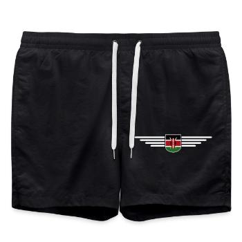 Nairobi Design für Kenia-Liebhaber - Badeshorts - Schwarz - Vorne - AI Model Male 185 light (185cm)