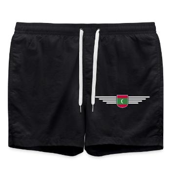Maldives Fans : Maillots exclusifs - Short de bain - noir - Devant - AI Model Male 185 light (185cm)