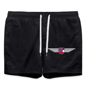 Mississippi Fan T-Shirt – Parfait pour les fans ! - Short de bain - noir - Devant - AI Model Male 185 light (185cm)
