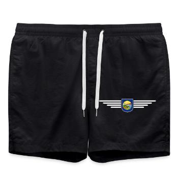 Montana Fan T-Shirt – Parfait pour les fans ! - Short de bain - noir - Devant - AI Model Male 185 light (185cm)