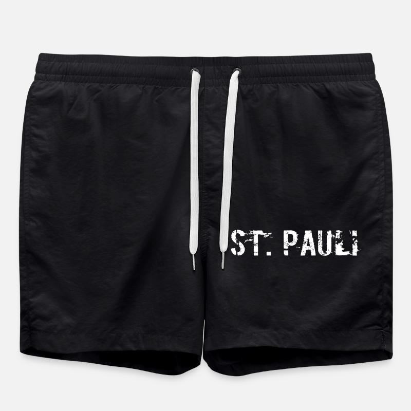 ST. PAULI - Badeshorts - Schwarz