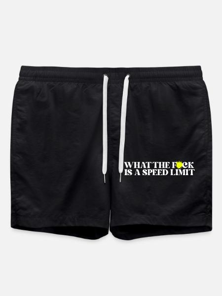 Auto - Badeshorts - Schwarz
