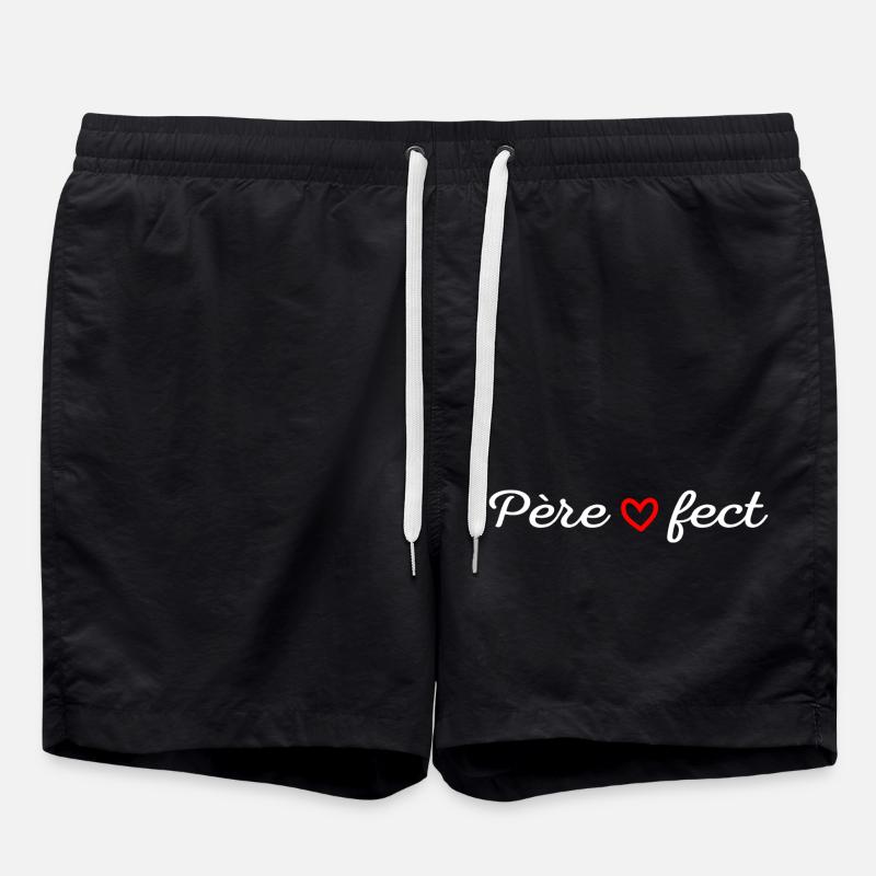 Pèrefect t-shirt papa  - Short de bain - noir