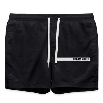 dream killer Pessimisten Zitat - Badeshorts - Schwarz - Vorne - AI Model Male 185 light (185cm)