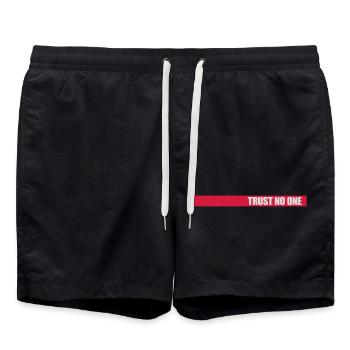 ne faites confiance à personne pour ne citer - Short de bain - noir - Devant - AI Model Male 185 light (185cm)