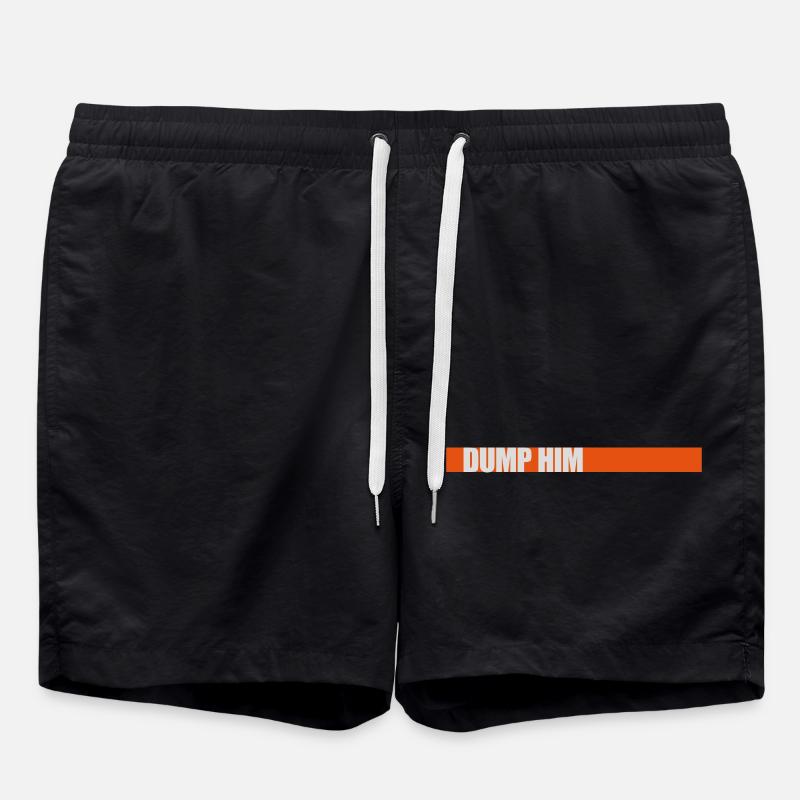Dump Him Quote Logo - Short de bain - noir