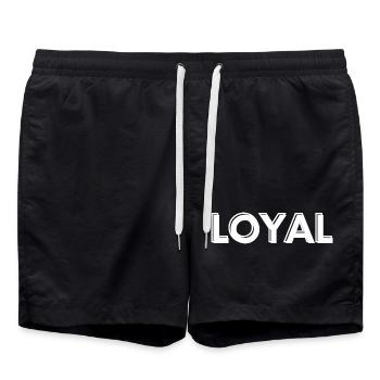 Loyauté loyale - Short de bain - noir - Devant - AI Model Male 185 light (185cm)