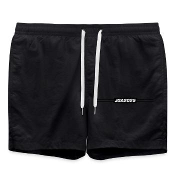 Jga 2025 Linie - Badeshorts - Schwarz - Vorne - AI Model Male 185 light (185cm)
