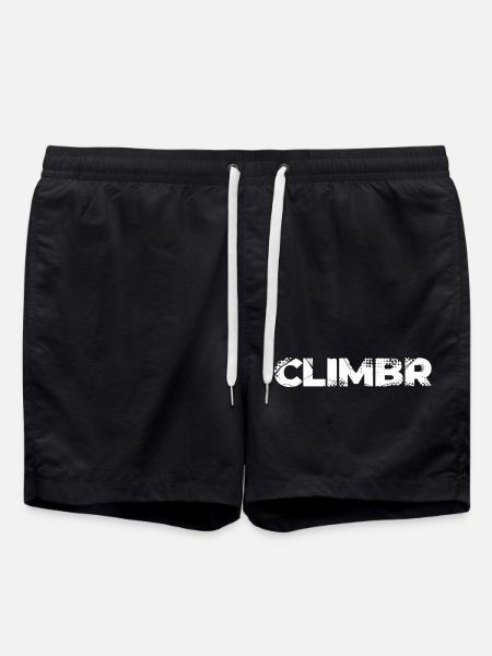 CLIMBR: A design for climbers - Swim Trunks - black