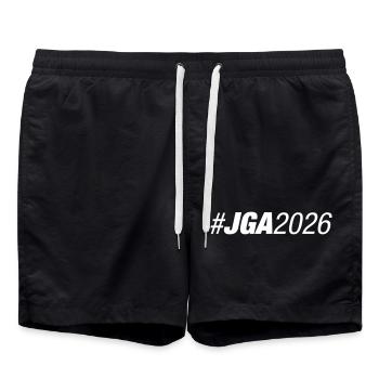 JGA 2026 - Short de bain - noir - Devant - AI Model Male 185 light (185cm)
